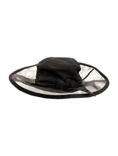 Pre-owned Henri Bendel Church Hat In Black