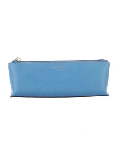 Pre-owned Henri Bendel Cosmetic Bag In Blue