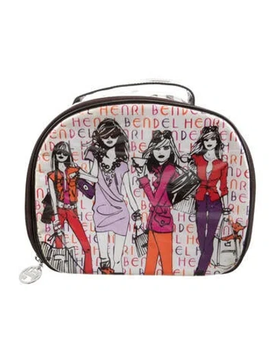 Pre-owned Henri Bendel Cosmetic Bag In Orange