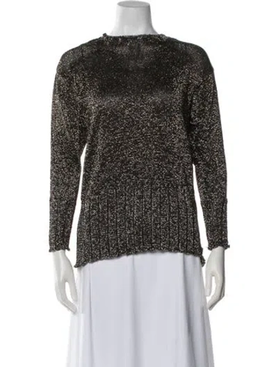 Pre-owned Henri Bendel Crew Neck Sweater In Multi