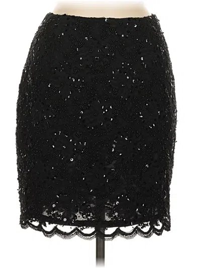 Pre-owned Henri Bendel Formal Skirt In Black