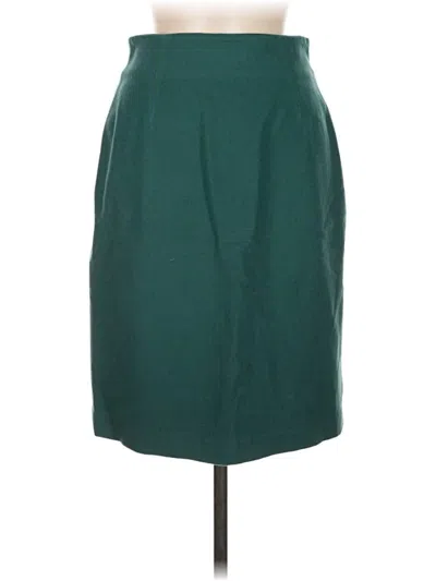 Pre-owned Henri Bendel Formal Skirt In Green