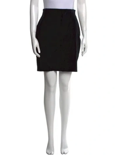 Pre-owned Henri Bendel Knee-length Skirt In Black