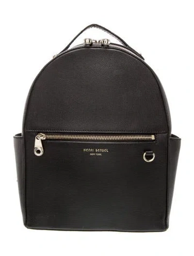 Pre-owned Henri Bendel Leather Backpack In Black