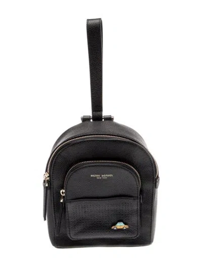 Pre-owned Henri Bendel Leather Backpack In Black