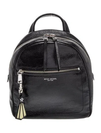 Pre-owned Henri Bendel Leather Backpack In Black