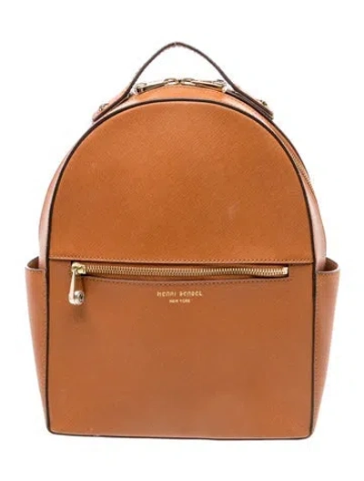 Pre-owned Henri Bendel Leather Backpack In Multi