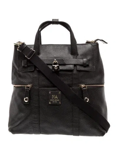 Pre-owned Henri Bendel Leather Bucket Bag In Black