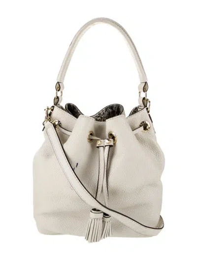 Pre-owned Henri Bendel Leather Bucket Bag In Neutral