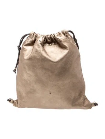 Pre-owned Henri Bendel Leather Bucket Bag In Neutral