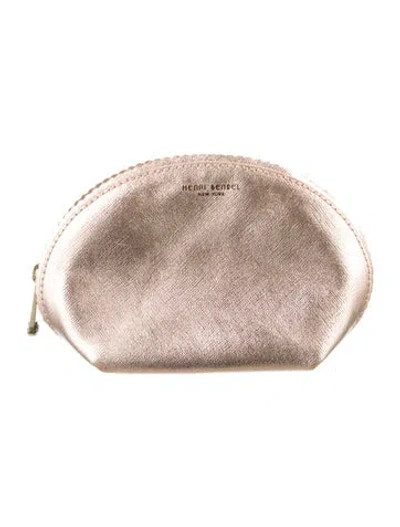 Pre-owned Henri Bendel Leather Cosmetic Bag In Neutral