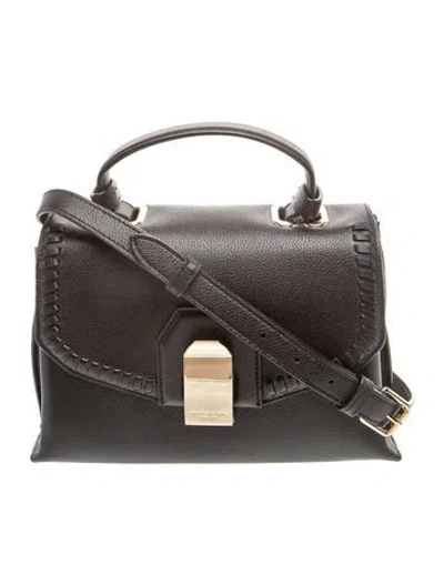 Pre-owned Henri Bendel Leather Crossbody Bag In Black