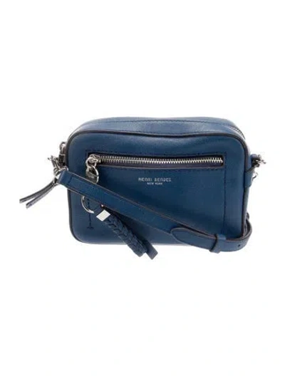 Pre-owned Henri Bendel Leather Crossbody Bag In Blue