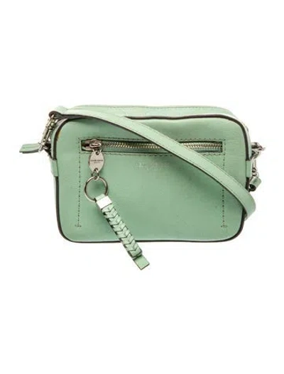 Pre-owned Henri Bendel Leather Crossbody Bag In Blue