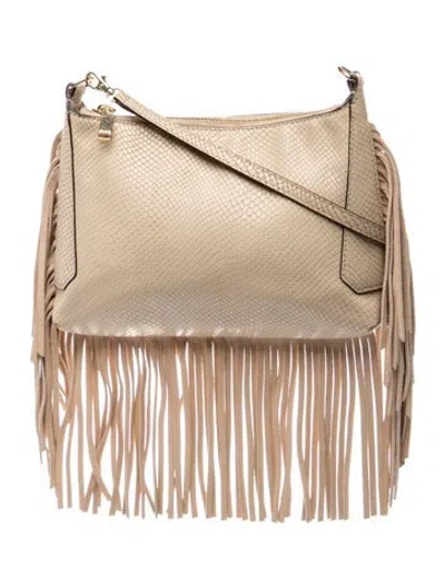 Pre-owned Henri Bendel Leather Crossbody Bag In Brown