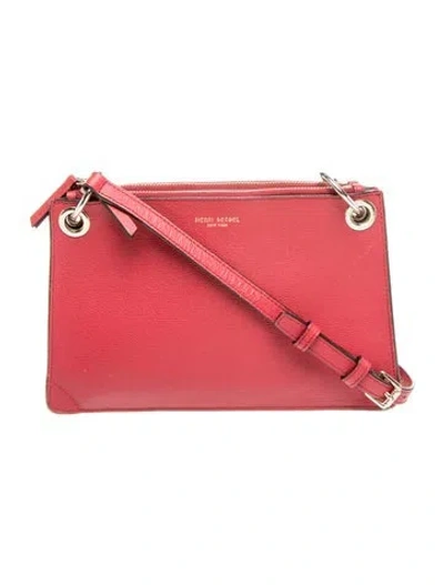 Pre-owned Henri Bendel Leather Crossbody Bag In Red