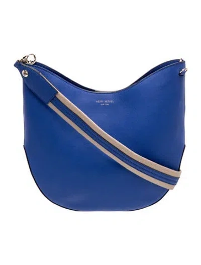 Pre-owned Henri Bendel Leather Hobo In Blue