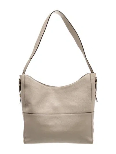Pre-owned Henri Bendel Leather Hobo In Neutral