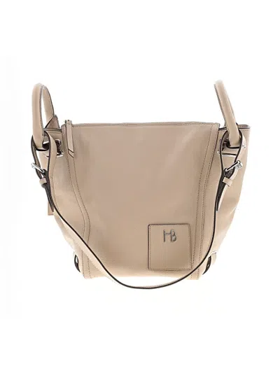 Pre-owned Henri Bendel Leather Satchel In Tan