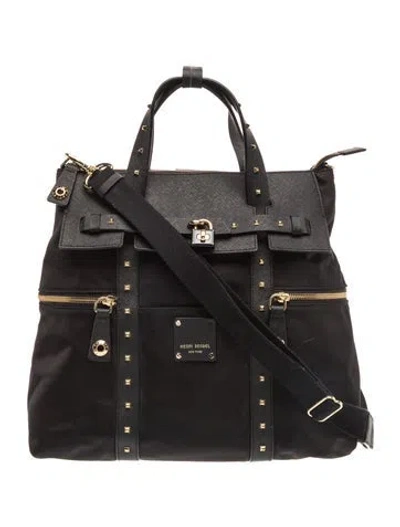 Pre-owned Henri Bendel Leather Shoulder Bag In Black
