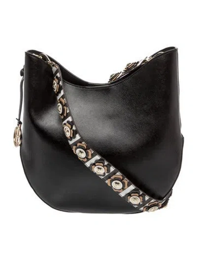 Pre-owned Henri Bendel Leather Shoulder Bag In Black