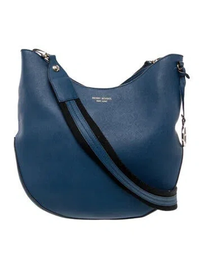 Pre-owned Henri Bendel Leather Shoulder Bag In Blue