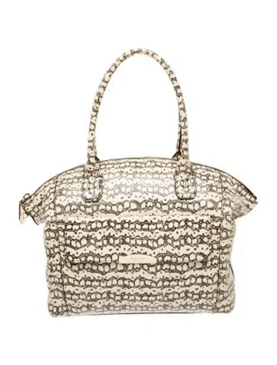 Pre-owned Henri Bendel Leather Shoulder Bag In Neutral