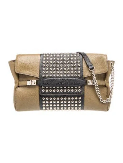 Pre-owned Henri Bendel Leather Shoulder Bag In Neutral