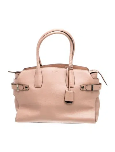 Pre-owned Henri Bendel Leather Shoulder Bag In Pink