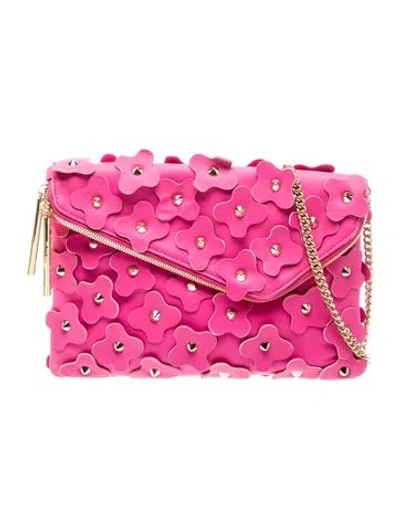 Pre-owned Henri Bendel Leather Shoulder Bag In Pink