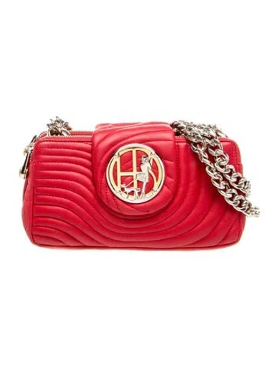 Pre-owned Henri Bendel Leather Shoulder Bag In Red