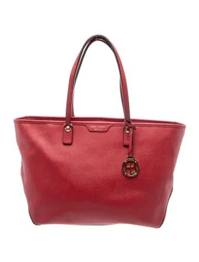 Pre-owned Henri Bendel Leather Shoulder Bag In Red