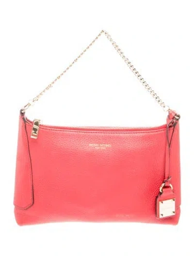 Pre-owned Henri Bendel Leather Shoulder Bag Vintage In Red