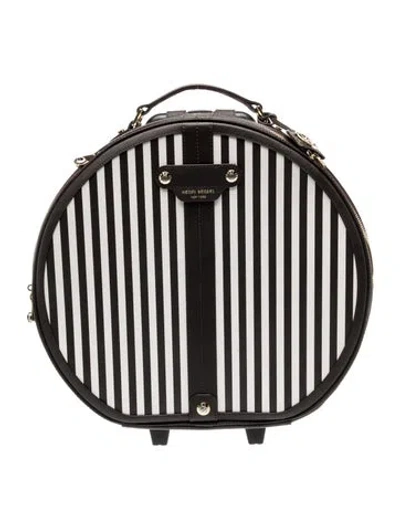 Pre-owned Henri Bendel Leather Suitcase In Black