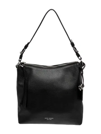 Pre-owned Henri Bendel Leather Top Handle Bag In Black