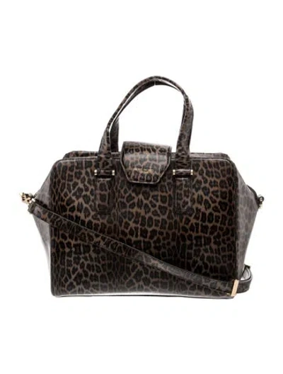 Pre-owned Henri Bendel Leather Top Handle Bag In Black