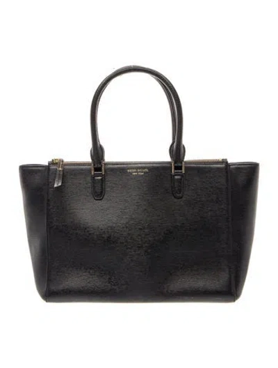 Pre-owned Henri Bendel Leather Top Handle Bag In Blue