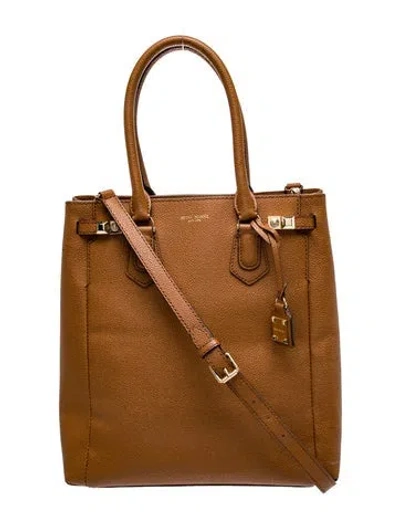 Pre-owned Henri Bendel Leather Top Handle Bag In Brown