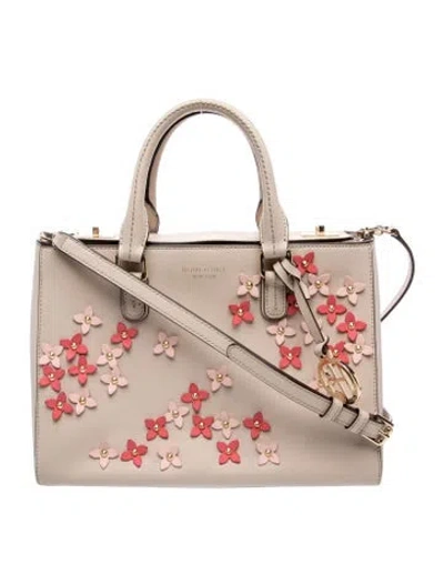 Pre-owned Henri Bendel Leather Top Handle Bag In Neutral