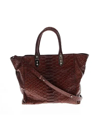 Pre-owned Henri Bendel Leather Tote Bag In Brown