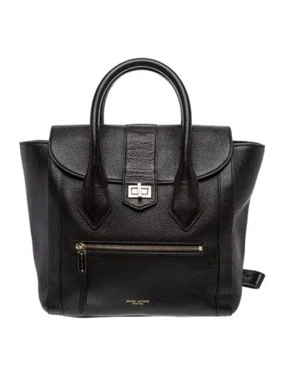 Pre-owned Henri Bendel Leather Tote In Black