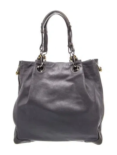 Pre-owned Henri Bendel Leather Tote In Black