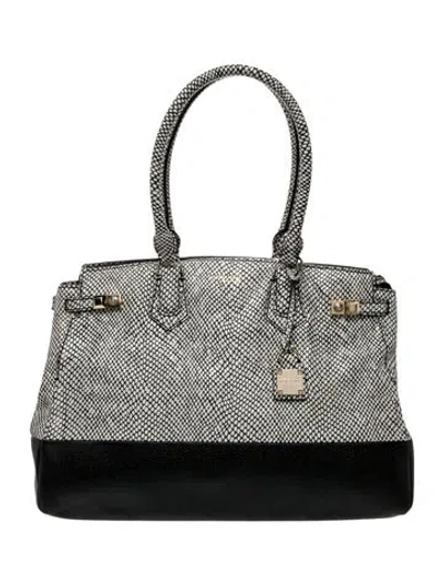 Pre-owned Henri Bendel Leather Tote In Multi