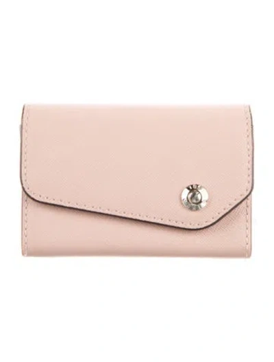 Pre-owned Henri Bendel Leather Wallet In Pink