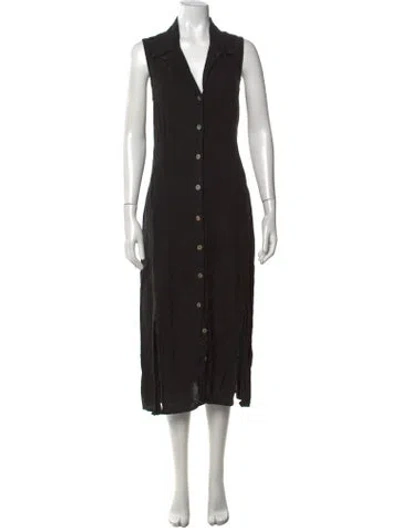 Pre-owned Henri Bendel Long Dress In Black