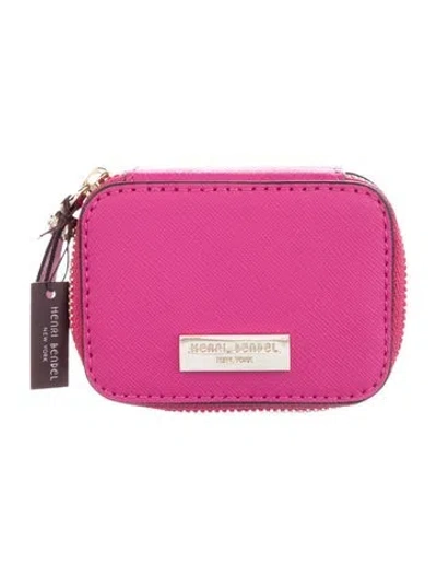 Pre-owned Henri Bendel Mini Travel Bag In Pink