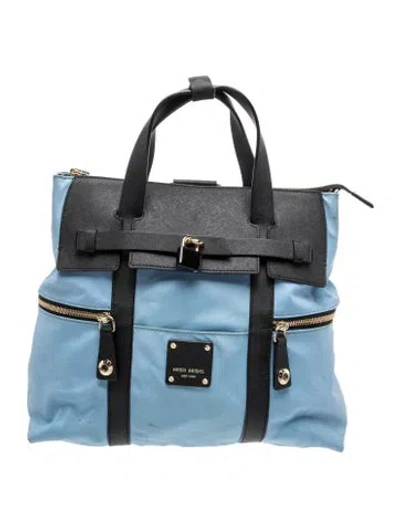 Pre-owned Henri Bendel Nylon Backpack In Blue