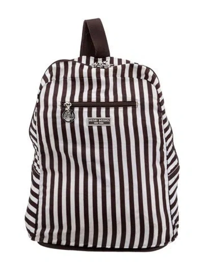 Pre-owned Henri Bendel Nylon Backpack In Brown