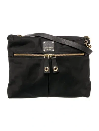 Pre-owned Henri Bendel Nylon Crossbody Bag In Black