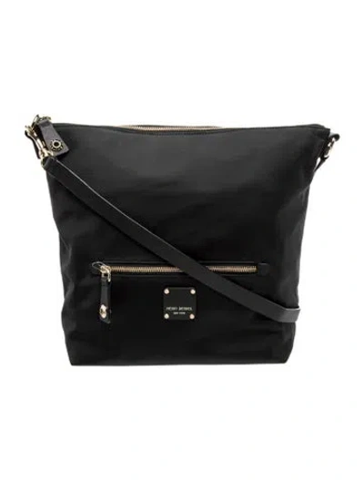 Pre-owned Henri Bendel Nylon Shoulder Bag In Black
